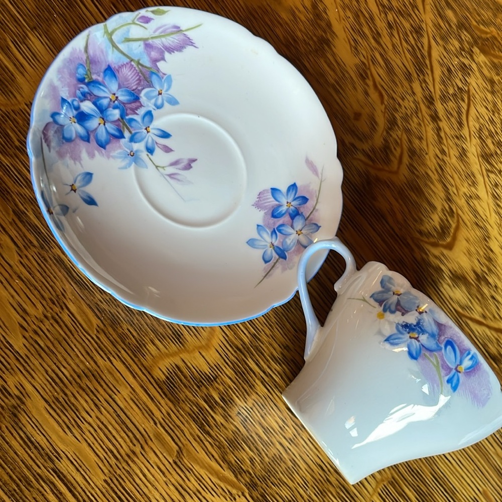💚7 piece bundle of floral demitasse, coffee, tea cup & saucer espresso w/stand - Picture 6 of 11